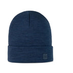 BUFF MERINO HEAVYWEIGHT BEANIE SOLID NIGHT BLUE Odzież militarna/Nakrycia głowy Your Sports Performance