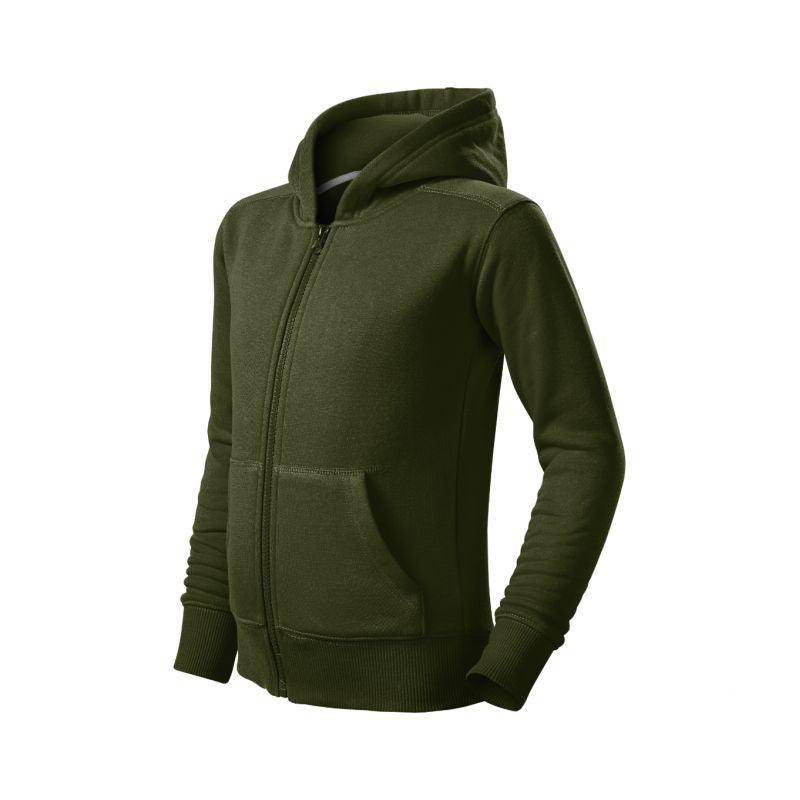 Children's Trendy Zipper Sweatshirt (military) In preparation Your Sports Performance