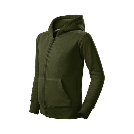 Children's Trendy Zipper Sweatshirt (military) In preparation Your Sports Performance