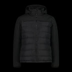 CMP men's winter jacket with hood, sports, insulated, black (34K0147/E910) CMP