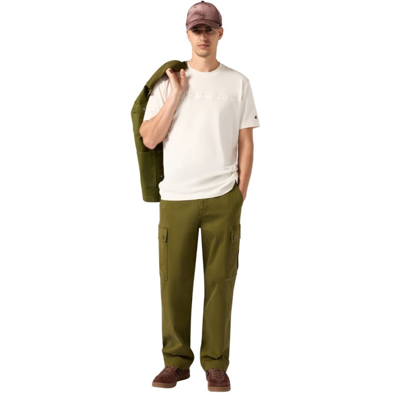 Men's Champion SS Tee Cream 220273 WW056 In preparation Your Sports Performance