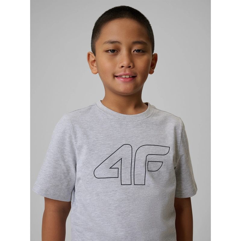 Boy's regular printed T-shirt 4F 4FJRSS26TTSHM3599-10S 4f