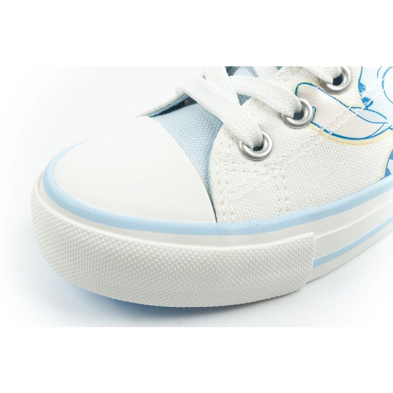 Leomil children's sports shoes Stitch sneakers comfortable light white