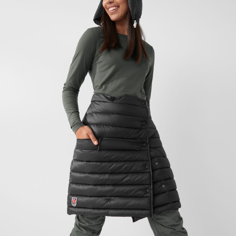 Fjällräven Expedition Pack Down Skirt Black women's trekking skirt (F86367-550) In preparation Your Sports Performance