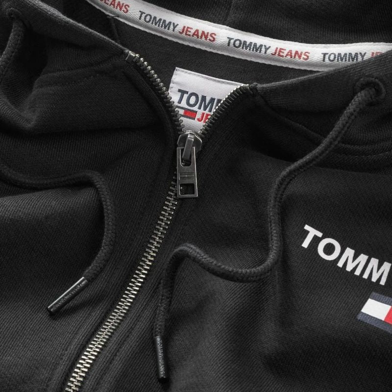 Tommy Hilfiger TJM Reg Entry Zip Hoodie Men's Black - DM0DM17783-BDS Odzież/Odzież na co dzień Your Sports Performance