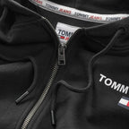 Tommy Hilfiger TJM Reg Entry Zip Hoodie Men's Black - DM0DM17783-BDS Odzież/Odzież na co dzień Your Sports Performance