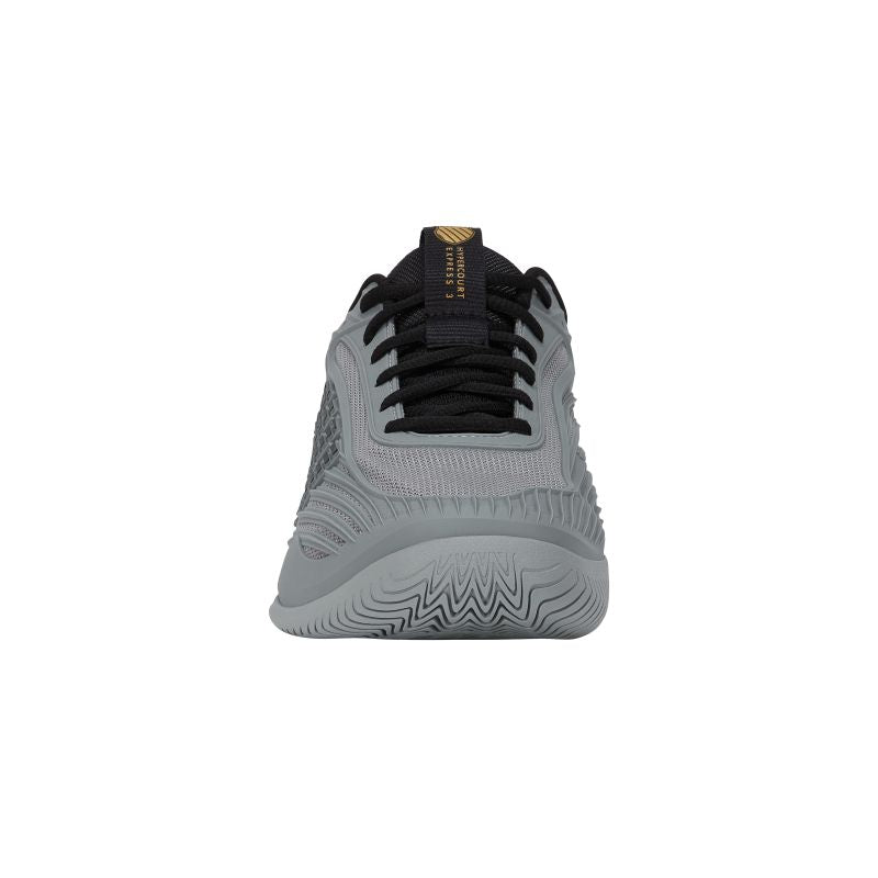 K-Swiss HYPERCOURT EXPRESS 3 ULTIMATE GRAY/MOONLESS NIGHT/GOLD-M (04603-062-M)