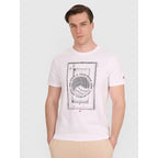 Men's regular t-shirt with volleyball print 4F 4FRAW25TTSHM3236-10S 4f