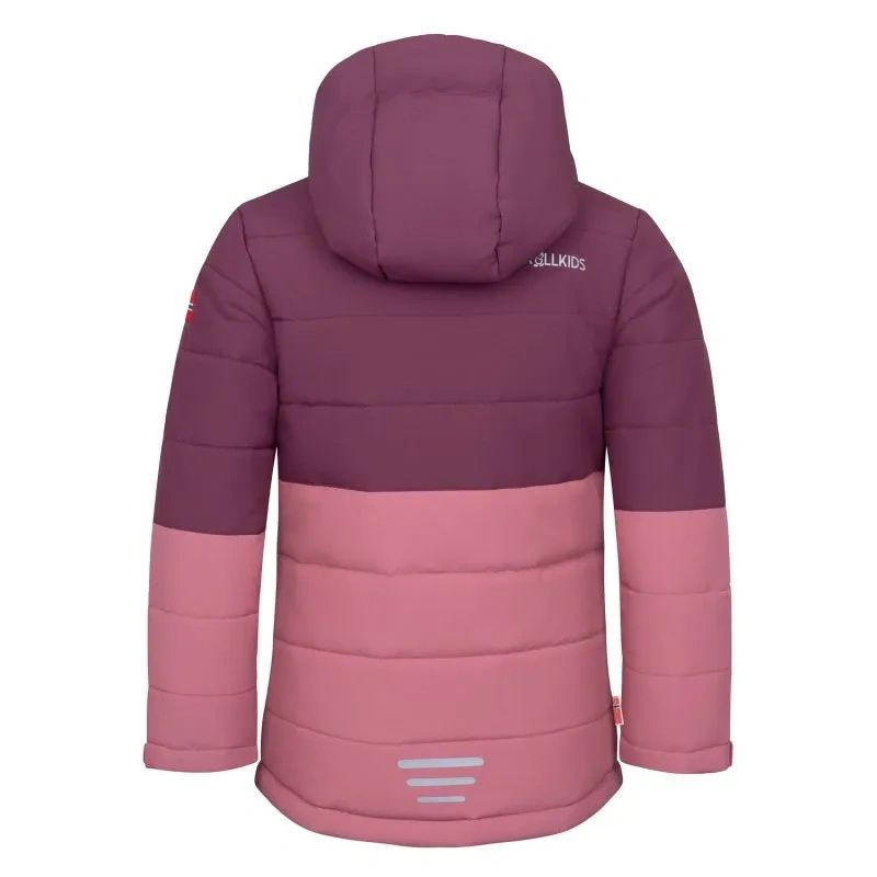 Trollkids Kids' Hemsedal Snow Jacket XT deep ruby/frozen berry (513-253)