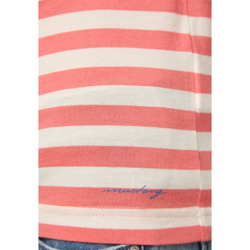 Mustang T-shirt Alina C Striped W 1013785 12434 Clothing/Lifestyle/T-shirts/Mustang Your Sports Performance