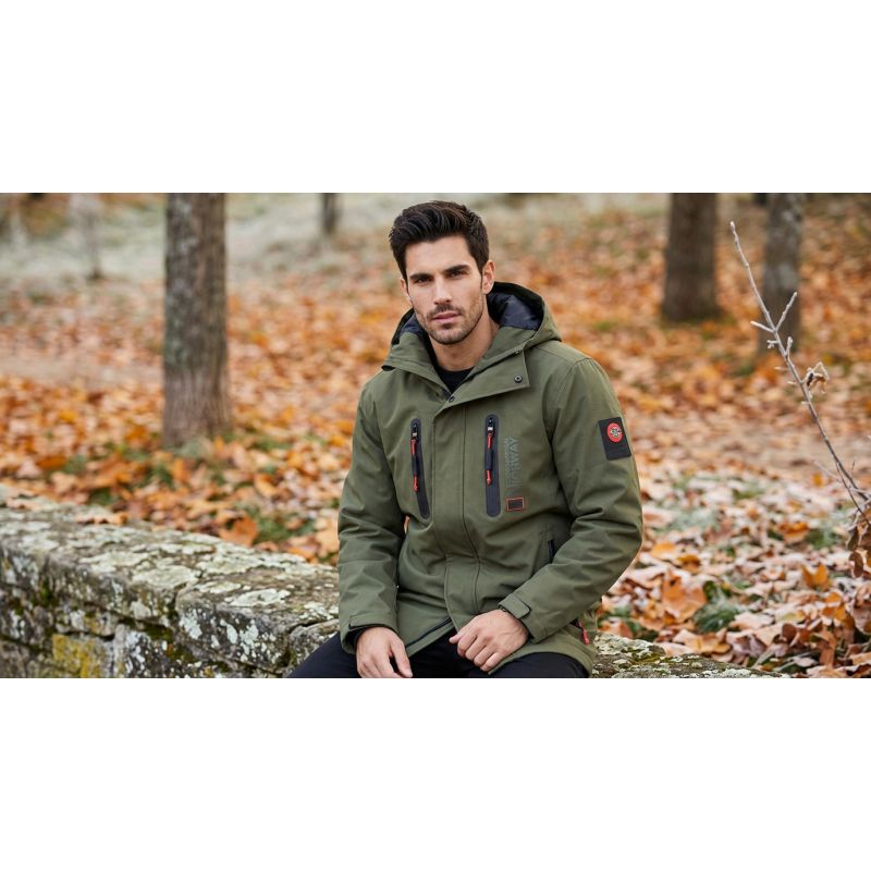 Geographical Norway AYOUBE KAKI DB MEN 009 Men’s Transitional Jacket (SZ2206H/GN-KAKI)