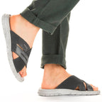 Comfortable Rieker M RKR581 gray flip-flops Footwear/Lifestyle/Rieker Your Sports Performance