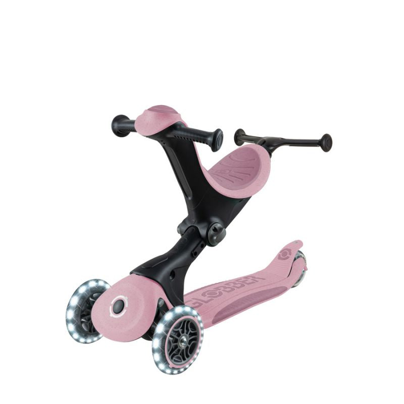 Scooter with ride-on seat GO•UP DELUXE LIGHTS ECOLOGIC 360 (697-510) Accessories/Skating/Hulajnogi/Traditional/For kids/Globber Your Sports Performance