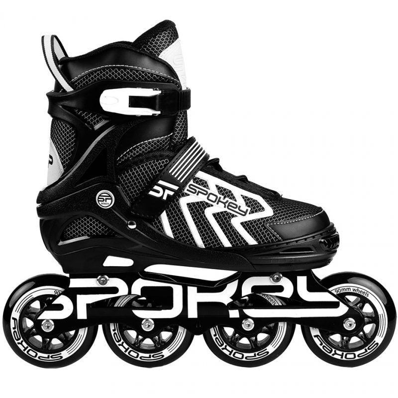 Inline skates Spokey Khan Bk / Wh Jr 927032-927033 Accessories/Skating/Rolki (pozostałe) Your Sports Performance