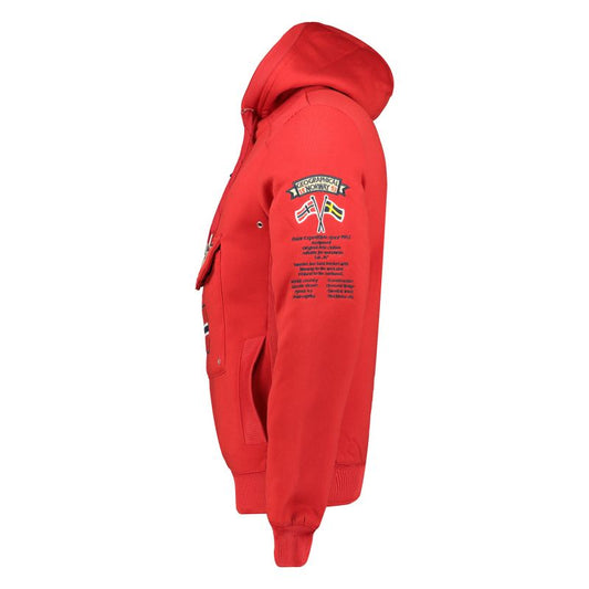 Geographical Norway Gymclass DB 054 M WW2485H/GN-Red sweatshirt Geographical Norway