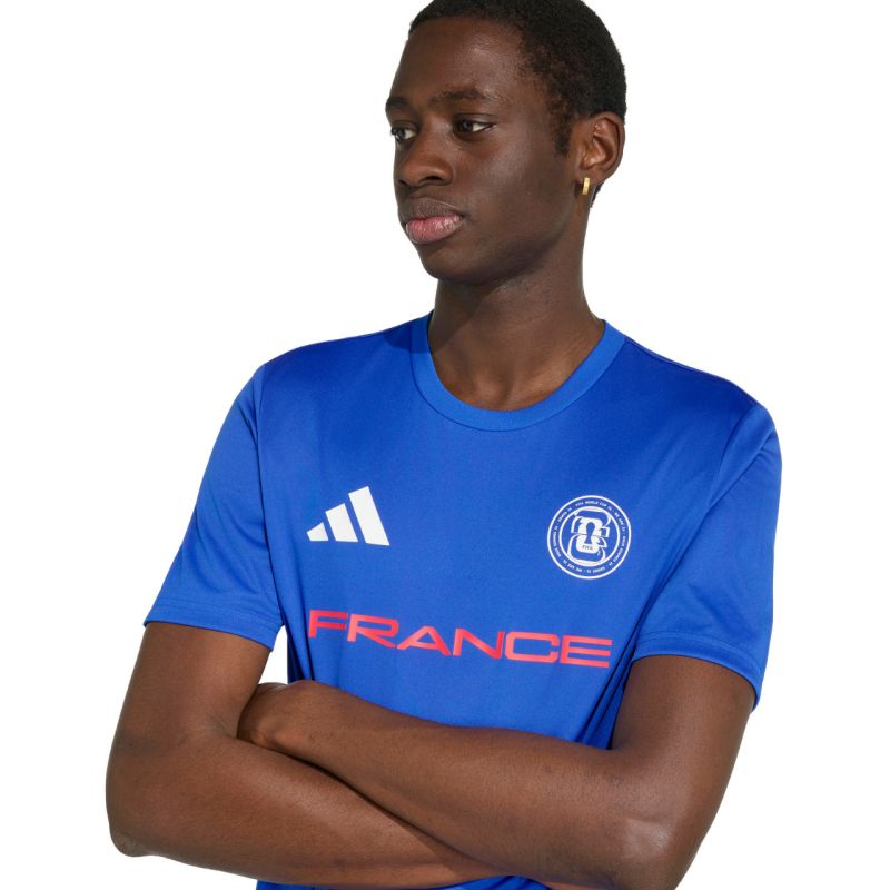 Men's adidas France 26 Jersey blue KH2312 adidas