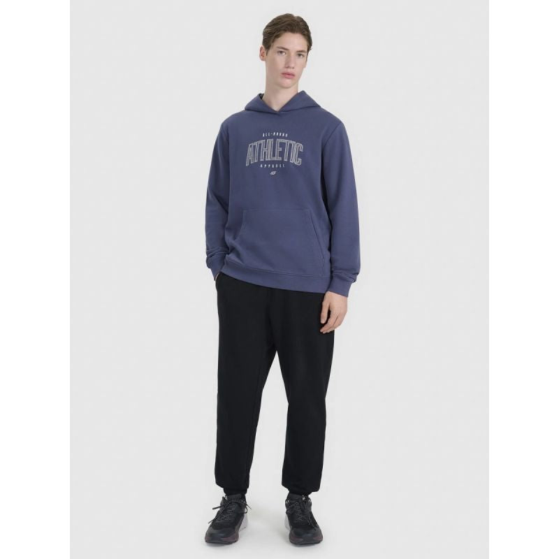 Men's sweatshirt with hood, open, 4F 4FRSS25TSWSM2201-22S *Kategoria tymczasowa Your Sports Performance