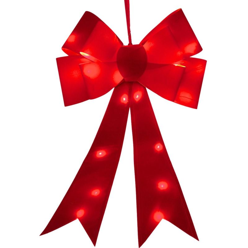 DECORATIVE BOW 60CM RED 25 LED Home and Garden/Equipment Your Sports Performance