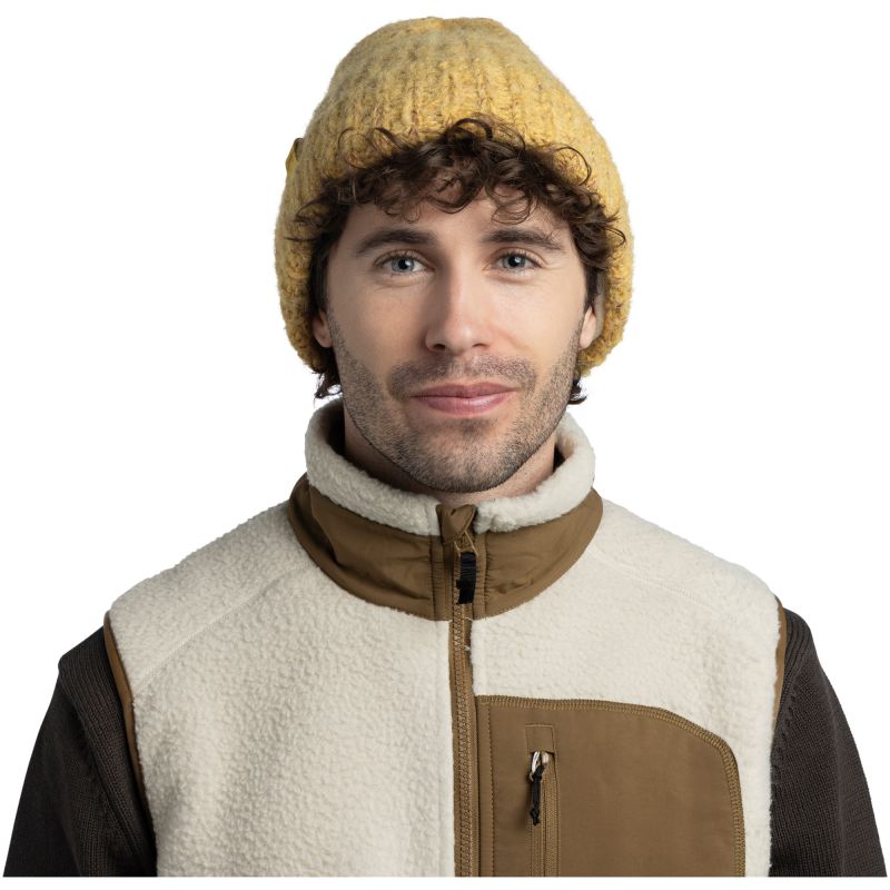 BUFF KNITTED & FLEECE BAND BEANIE EYLA BAMBOO