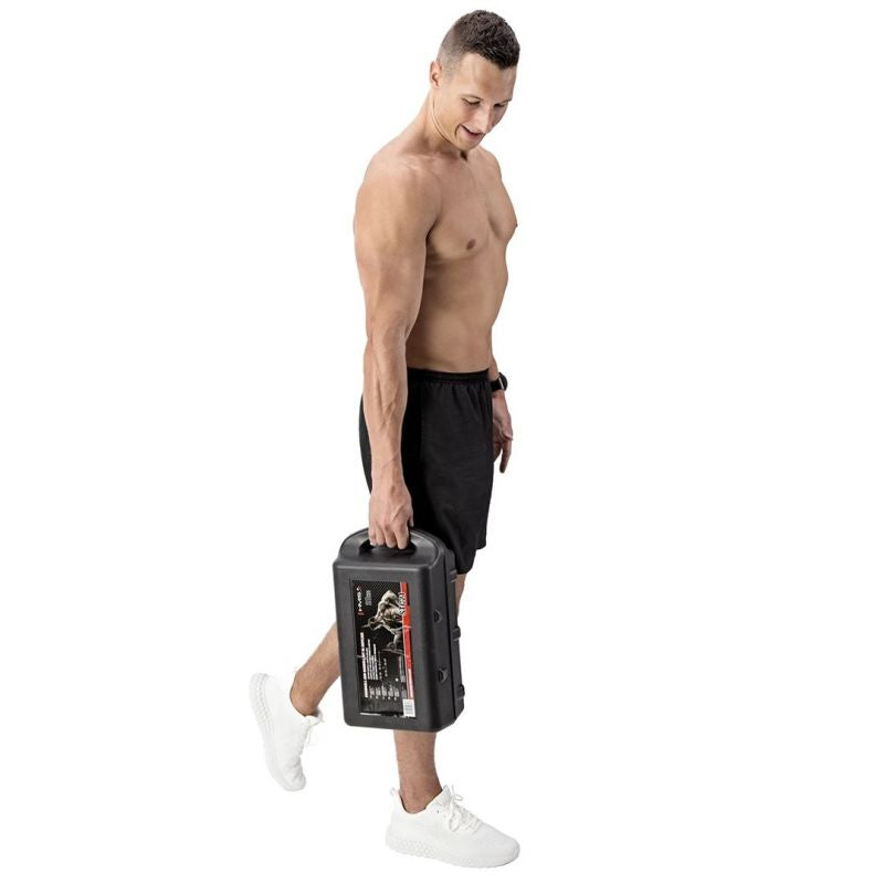 Dumbbells in a case HMS STC21 2 x 10 kg chrome