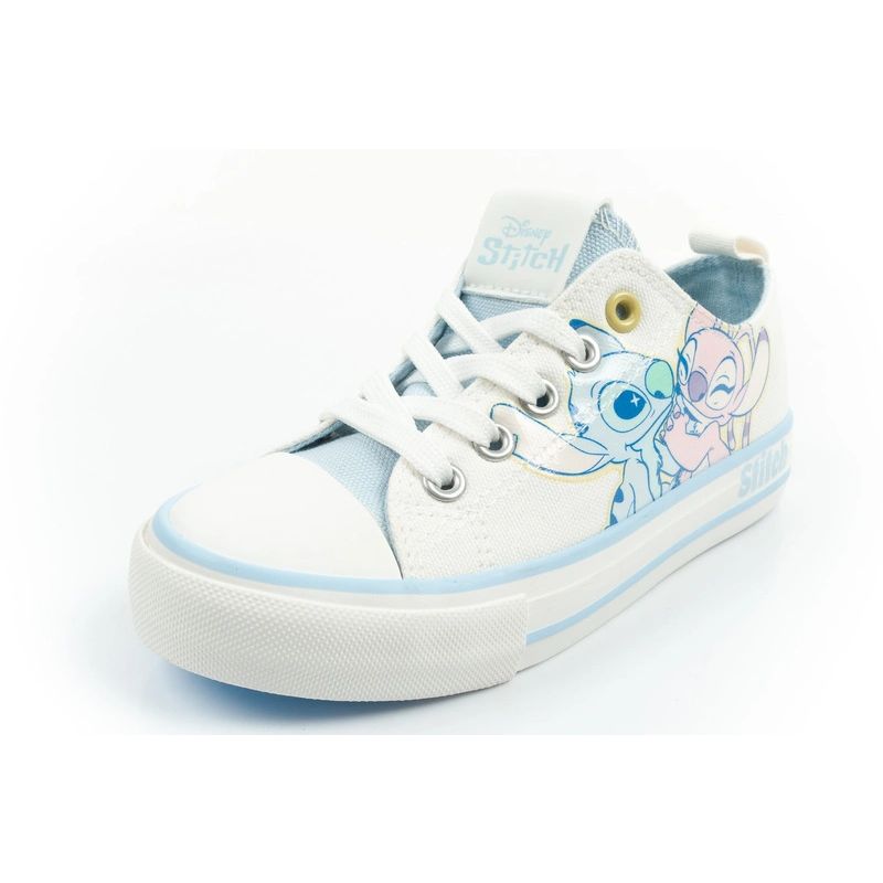 Leomil children's sports shoes Stitch sneakers comfortable light white