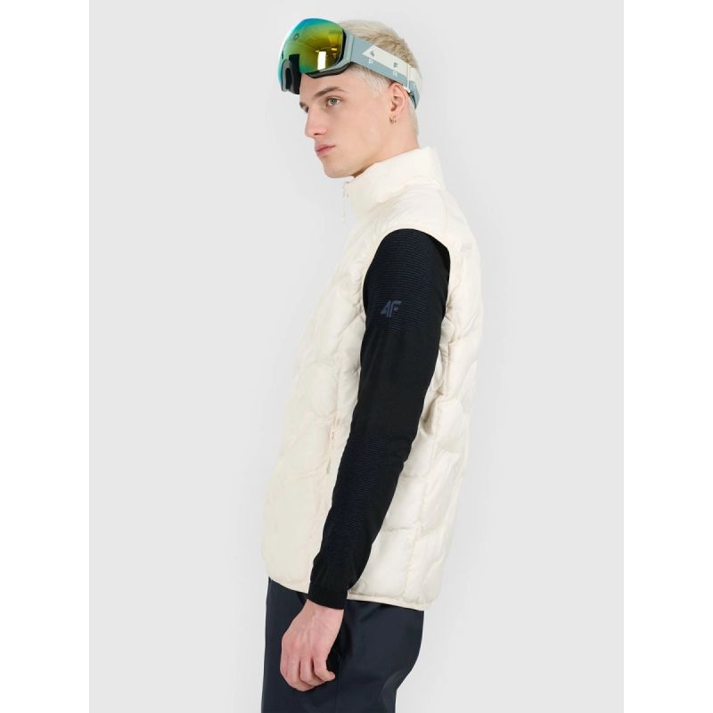 Men's down vest with Primaloft Thermoplume filling 4FWAW25TVJAM301-11S *Kategoria tymczasowa Your Sports Performance