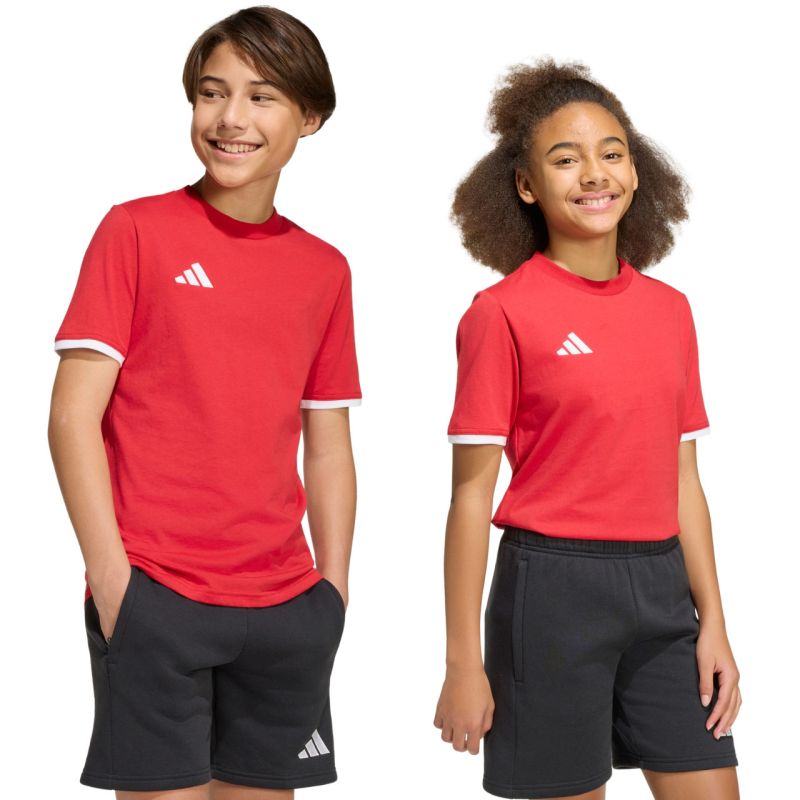 adidas Entrada 26 Tee red JZ6674