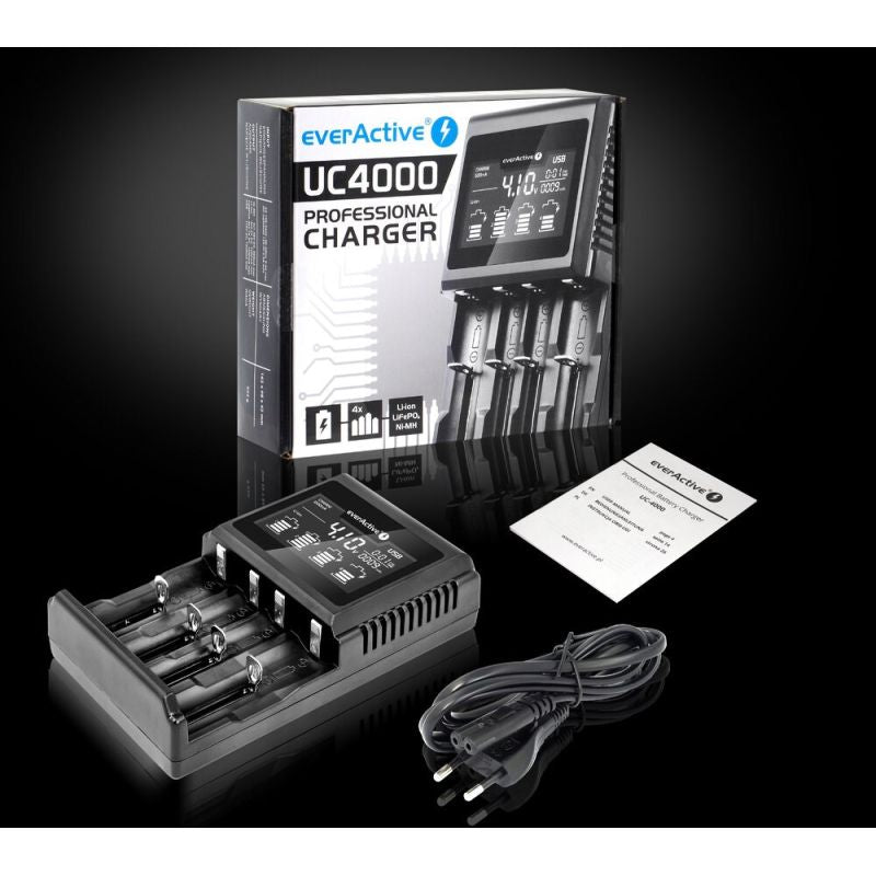 everActive UC-4000 charger (No data available) Baterie, akumulatorki i ładowarki/Ładowarki akumulatorowe (bez akumulatorków) Your Sports Performance