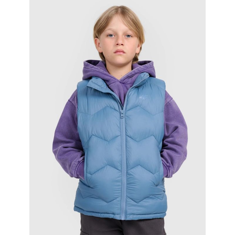 Boy's down vest with synthetic filling 4F 4FJRAW25TVJAM325-32S Clothing Your Sports Performance