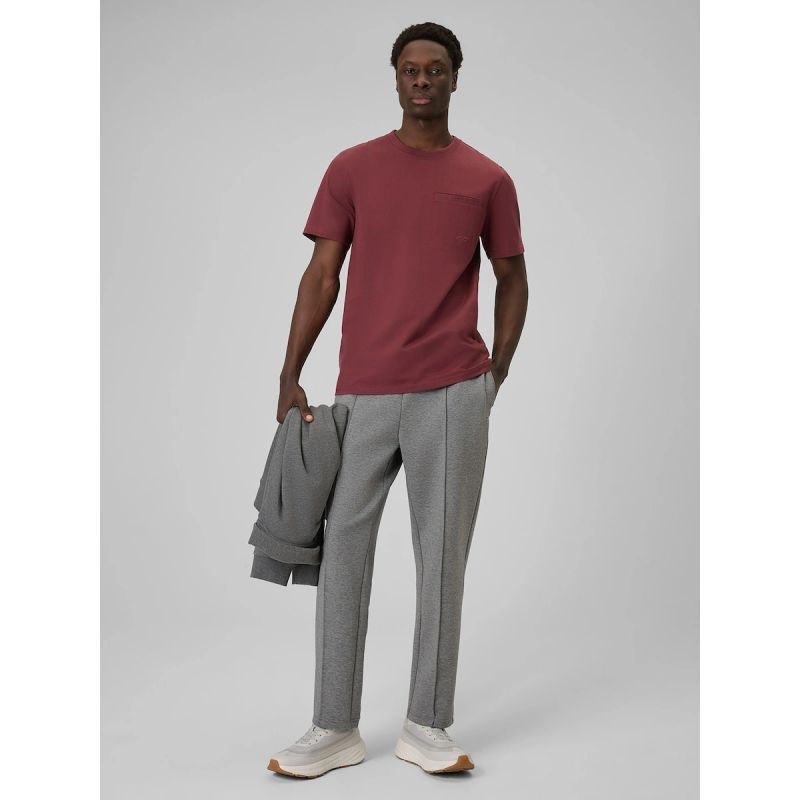 Men's regular plain T-shirt 4F 4FRSS26TTSHM3637-60S 4f