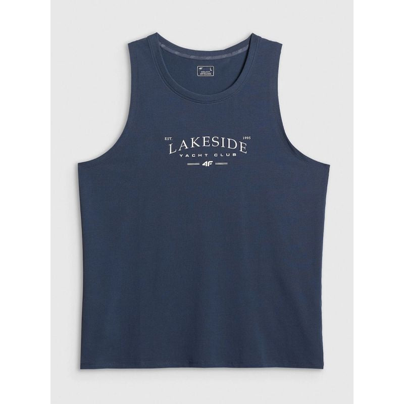 Men's regular sleeveless T-shirt with print 4F 4FRSS26TSLEM331-31S 4f