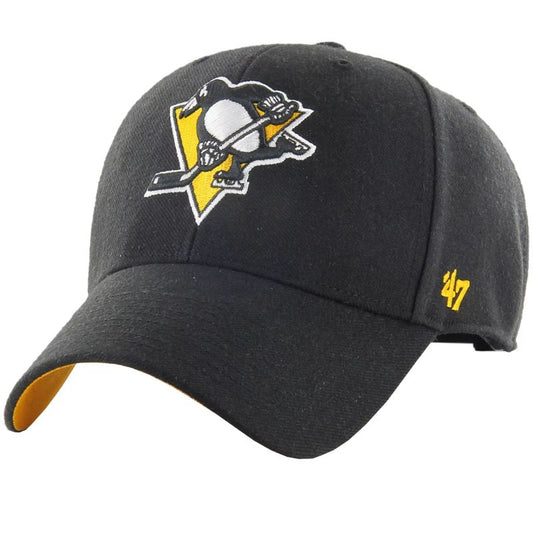 47 Brand NHL Pittsburgh Penguins Ballpark Cap M H-BLPMS15WBP-BK Clothing/Lifestyle/47 Brand Your Sports Performance