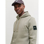 Jack&Jones Men's Hoodie JJCLEVELAND SWEAT HOOD SN 12298441 VETIVER