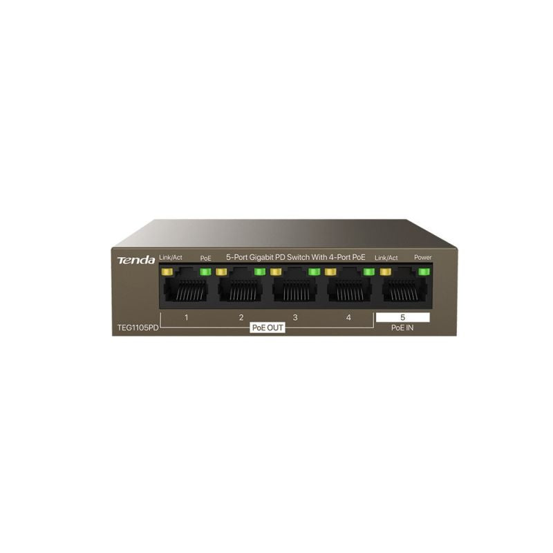 Tenda TEG1105PD Switch Komunikacja i łączność/Switch-e Your Sports Performance