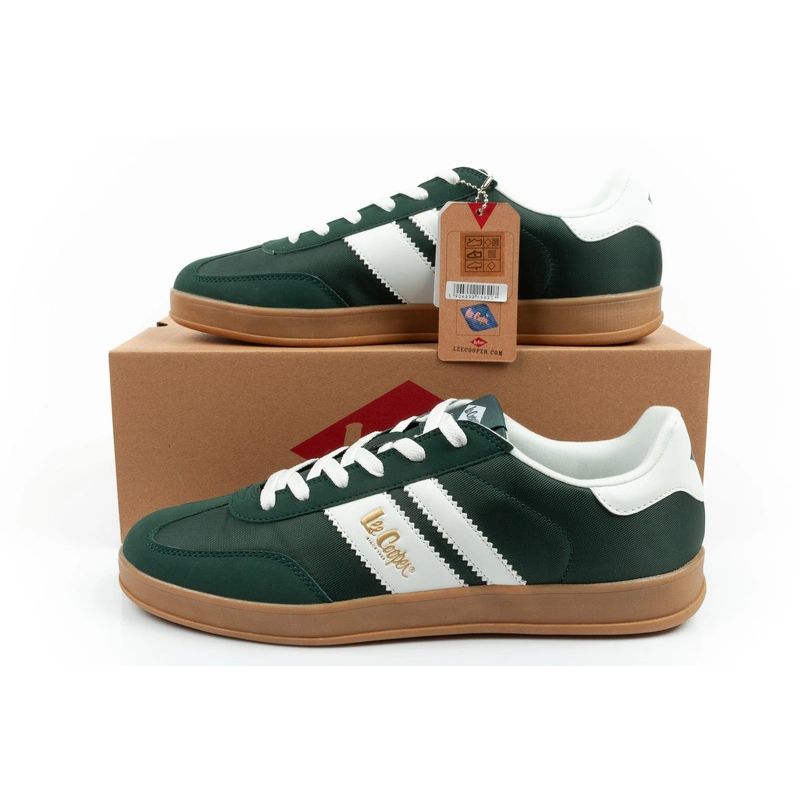 Lee Cooper men's sneakers, fashionable, comfortable, durable, green To be categorized Your Sports Performance