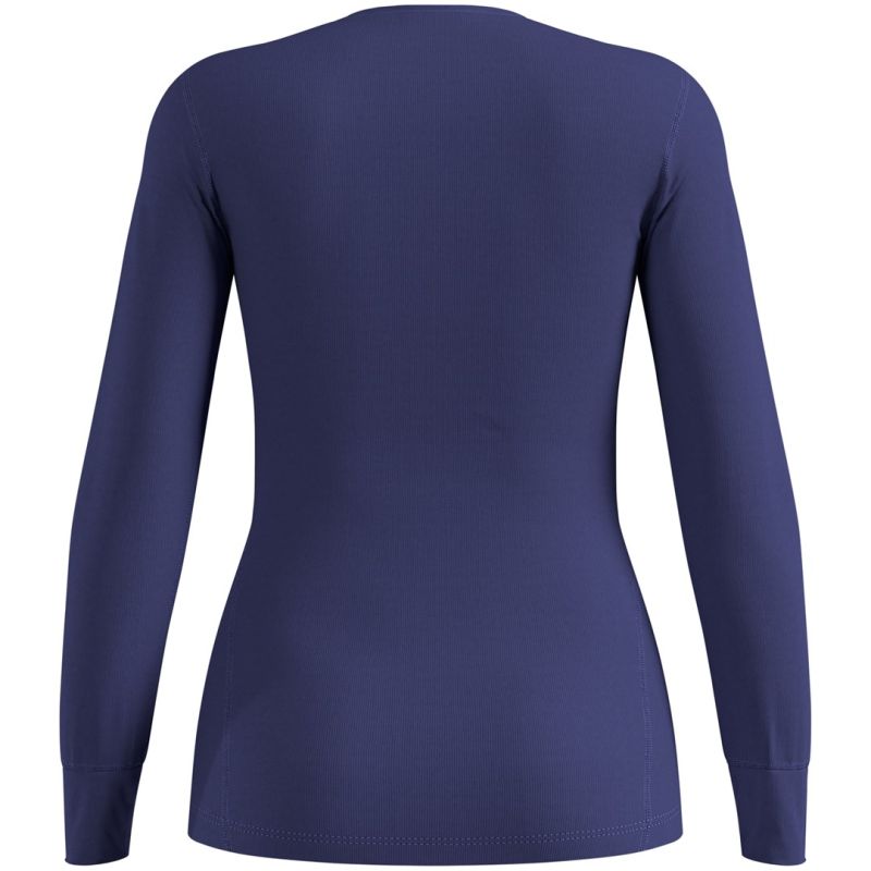 Odlo BL TOP crew neck s/s ACTIVE WARM long sleeve thermal underwear size L Blue Odzież militarna/Bielizna termoaktywna Your Sports Performance