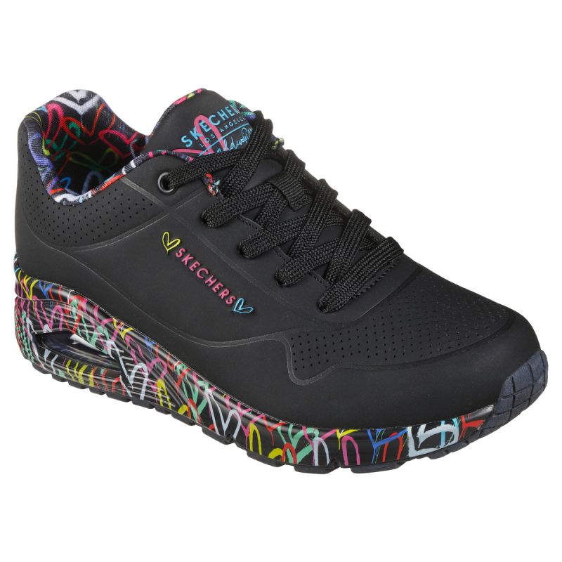 Skechers women's shoes UNO LOVING LOVE 155506 BBK