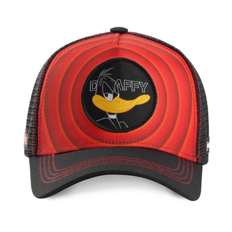 Capslab Looney Tunes Daffy Duck Trucker Cap - CL/LOO3/1/DAF1 Odzież/Czapki/Czapki z daszkiem Your Sports Performance