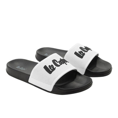 Lee Cooper men's sneakers slip-on slippers comfortable lightweight black white Lee Cooper