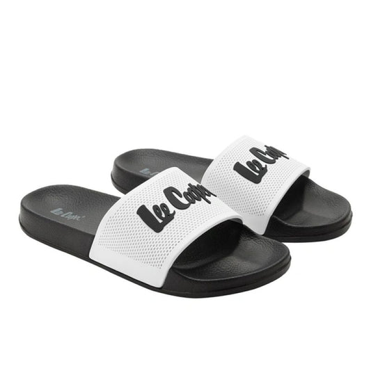 Lee Cooper men's sneakers slip-on slippers comfortable lightweight black white Lee Cooper