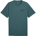 Puma Ess 2 Color Small No. 1 Logo Tee Green 684717 90