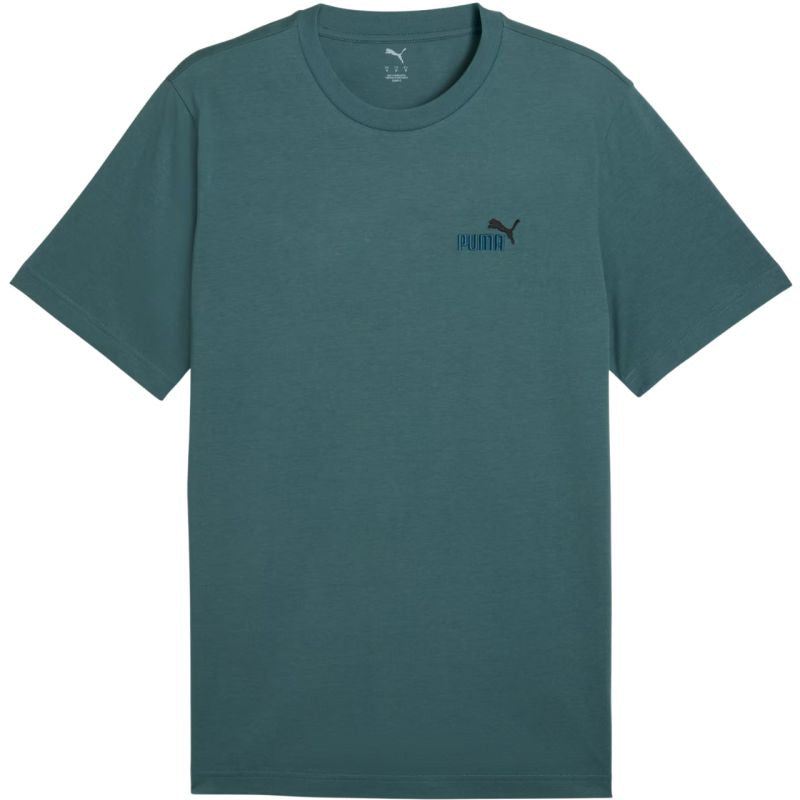Puma Ess 2 Color Small No. 1 Logo Tee Green 684717 90