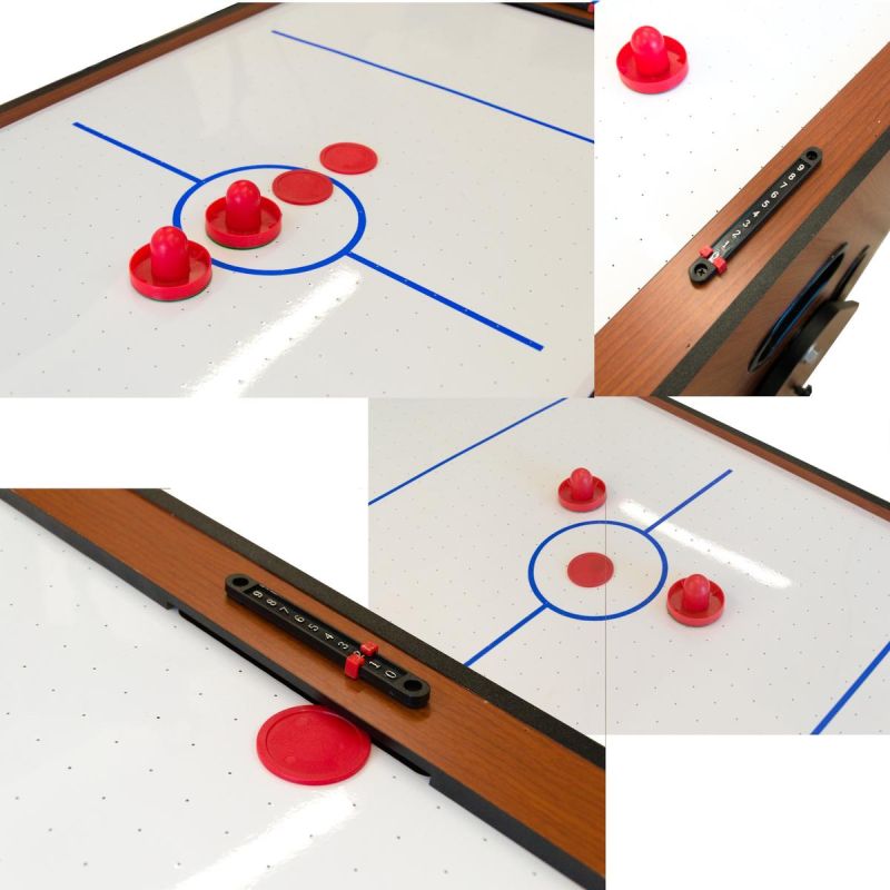 3-in-1 ROTARY GAME TABLE, BILLIARDS, TABLE FOOTBALL, AIR HOOK-UP 121x89x84.5CM Accessories Your Sports Performance