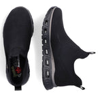 Rieker W RKR616 comfortable slip-on ankle boots, black Footwear/Lifestyle/Rieker Your Sports Performance