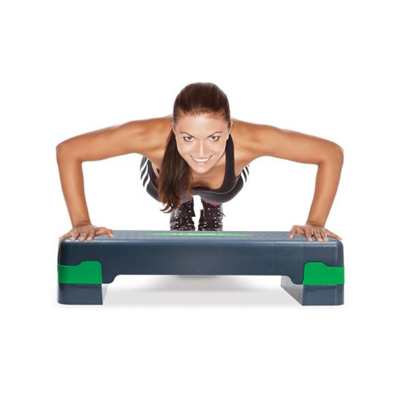 Step for aerobics HMS AS003 green / gray