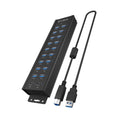 Rajd Sonic - 20-in-1 USB HUB with power supply, on/off button and mounting brackets Akcesoria GSM/Uchwyty Your Sports Performance