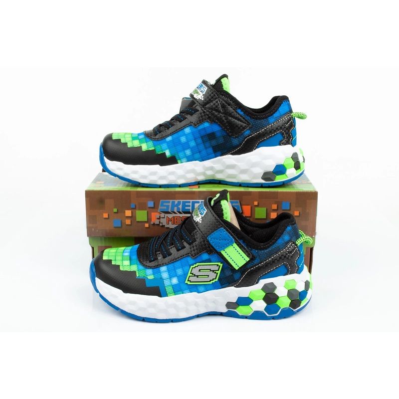 Skechers Minecraft LED Jr 402204L/BBLM shoes