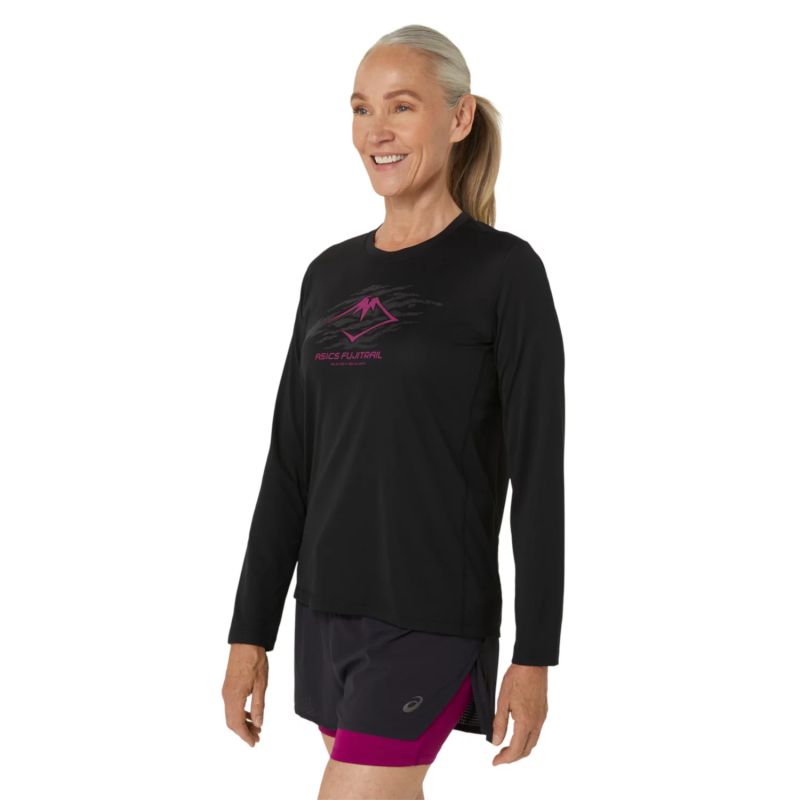 Asics Fujitrail Logo LS Top W 2012D042-001 T-shirt Clothing/Running Asics
