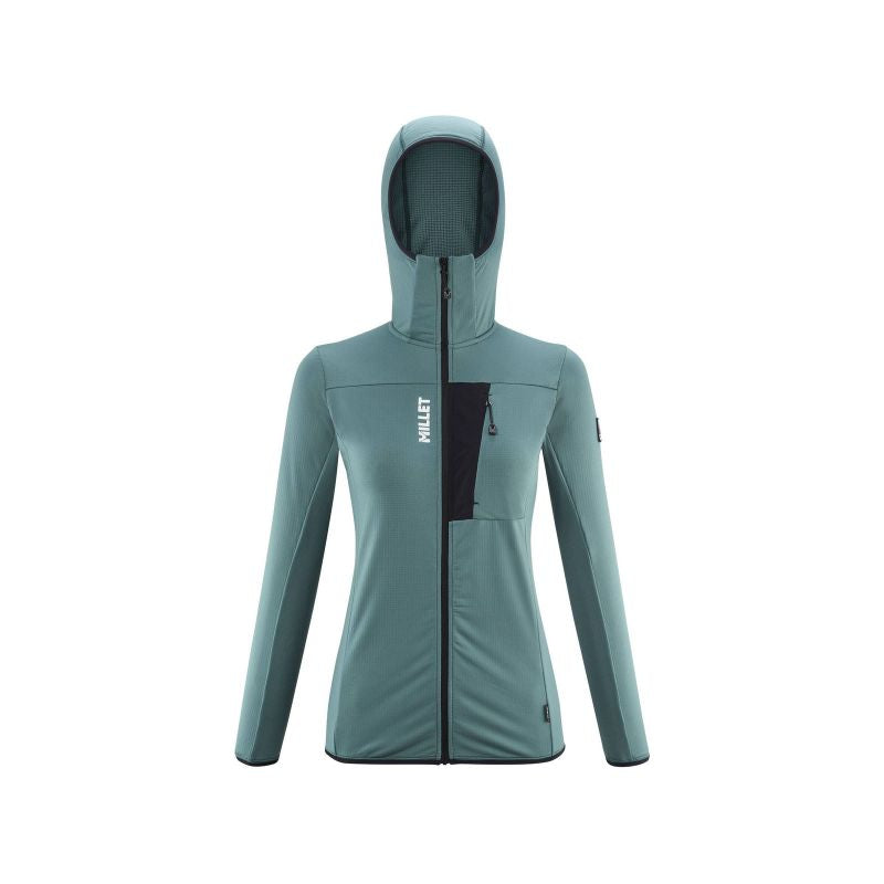 MILLET W Trilogy Lightgrid Hoodie Jacket Green Import z PMSport Your Sports Performance