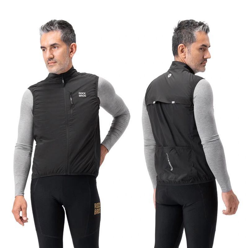 Rockbros MJ012 thermal vest size XXXL - black Rockbros